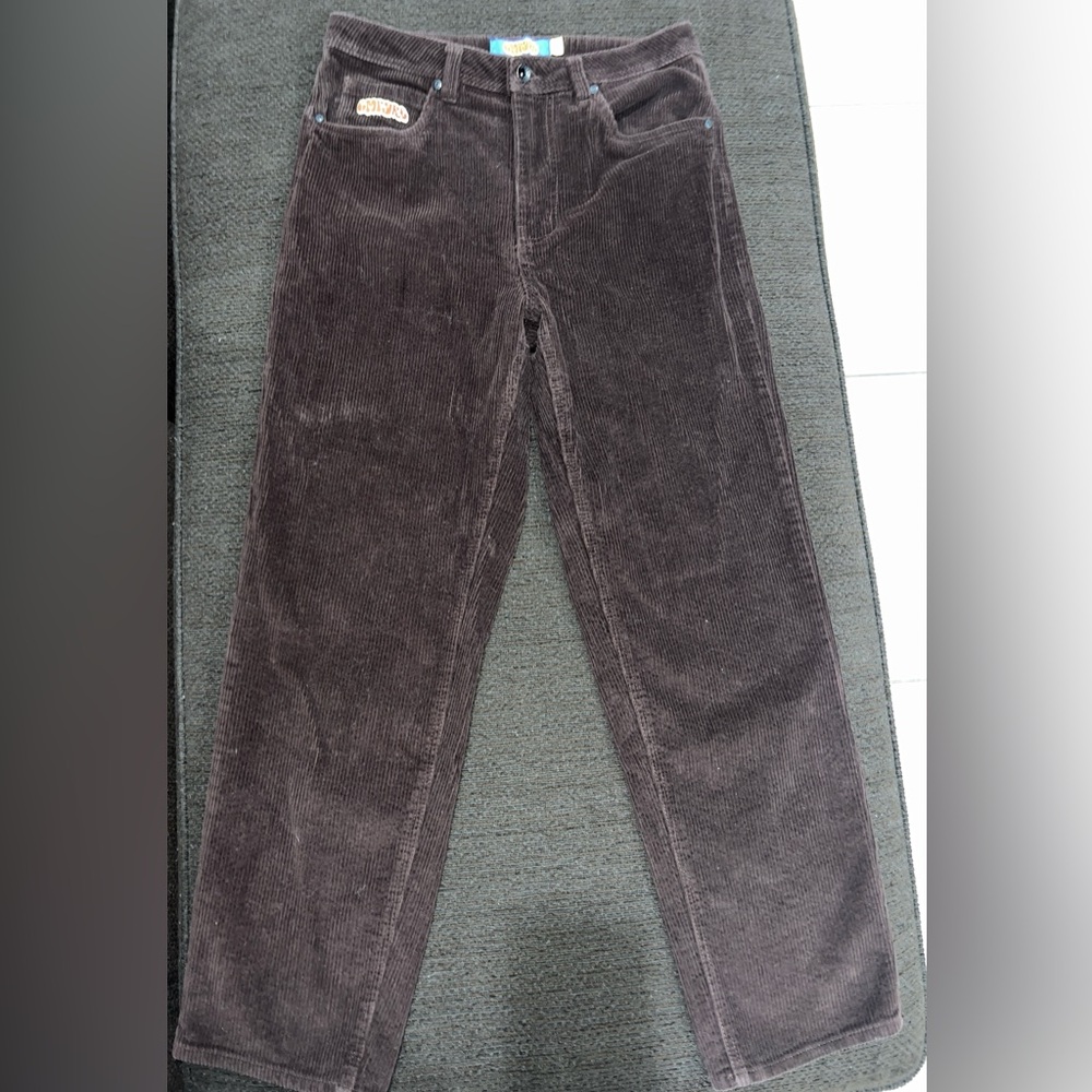 Corduroy Pants in Dark Brown